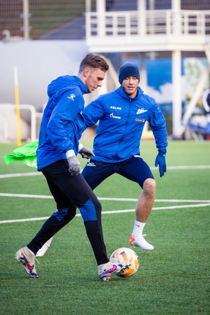 Открытая тренировка «Зенита» перед матчем с «Оренбургом»