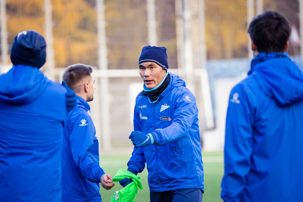 Открытая тренировка «Зенита» перед матчем с «Оренбургом»