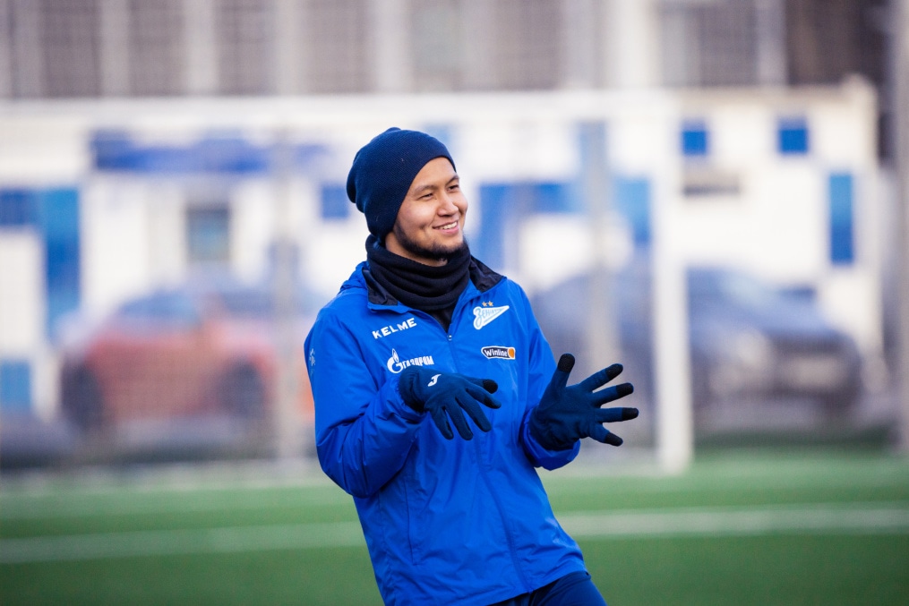 Открытая тренировка «Зенита» перед матчем с «Оренбургом»