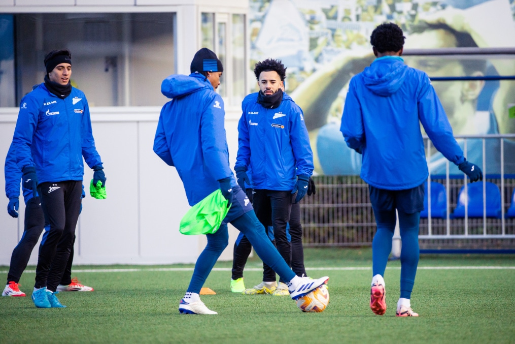 Открытая тренировка «Зенита» перед матчем с «Оренбургом»