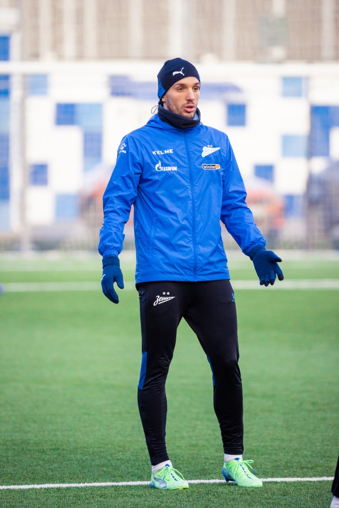 Открытая тренировка «Зенита» перед матчем с «Оренбургом»