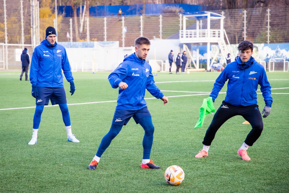 Открытая тренировка «Зенита» перед матчем с «Оренбургом»