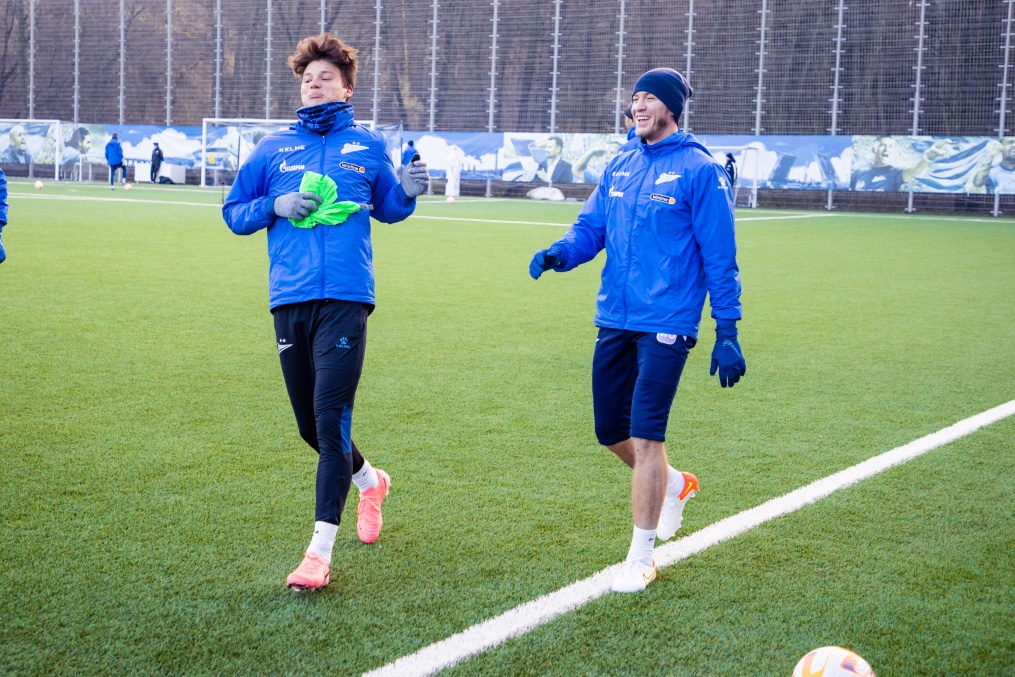 Открытая тренировка «Зенита» перед матчем с «Оренбургом»