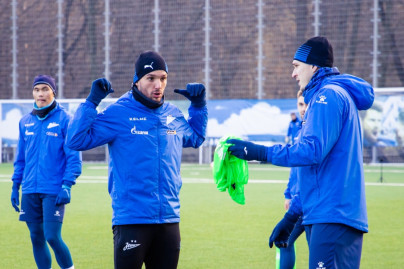 Открытая тренировка «Зенита» перед матчем с «Оренбургом»