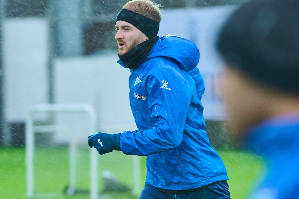 Тренировка «Зенита» перед выездом на кубковый матч с «Ахматом»