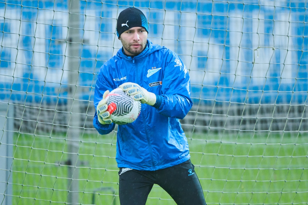 Тренировка «Зенита» перед выездом на кубковый матч с «Ахматом»