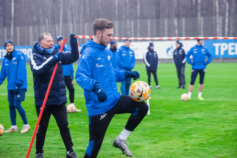 Открытая тренировка «Зенита» перед матчем с «Крыльями Советов»