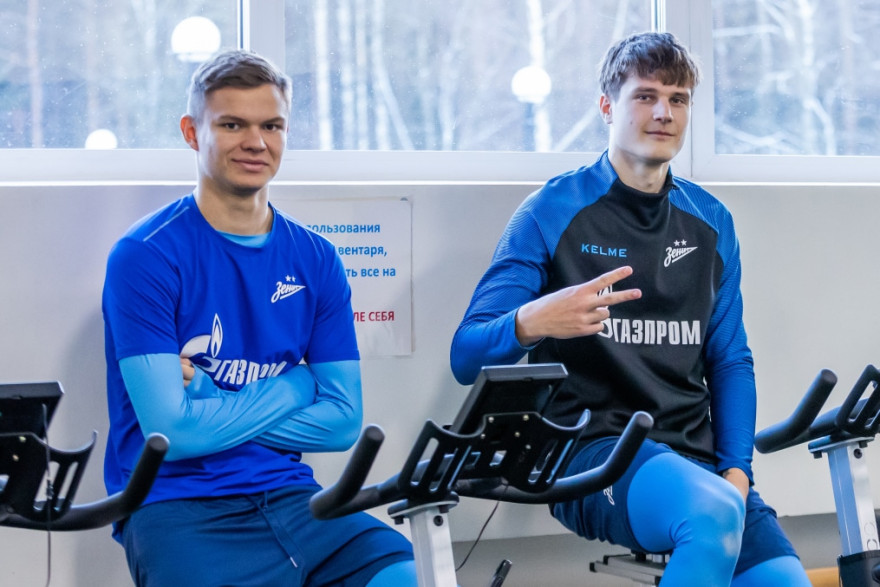 Тренировка «Зенита»-2 в Академии