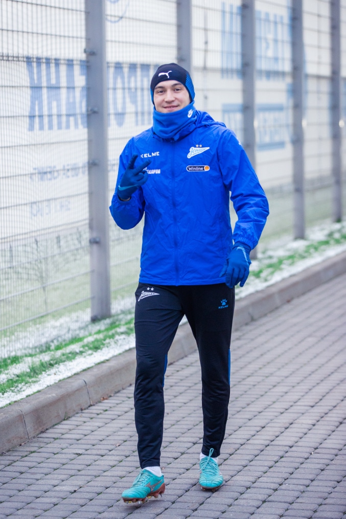 Открытая тренировка «Зенита» перед матчем с «Акроном»