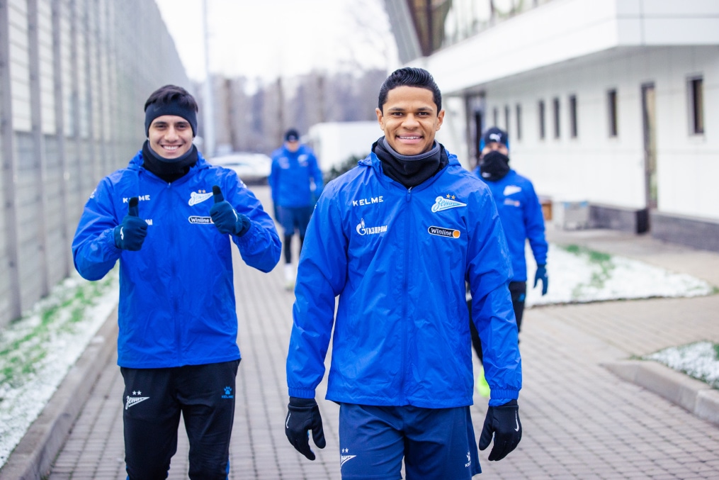 Открытая тренировка «Зенита» перед матчем с «Акроном»