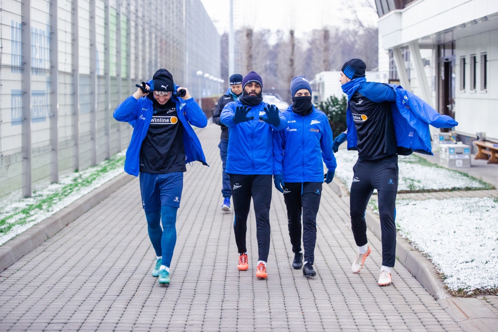 Открытая тренировка «Зенита» перед матчем с «Акроном»