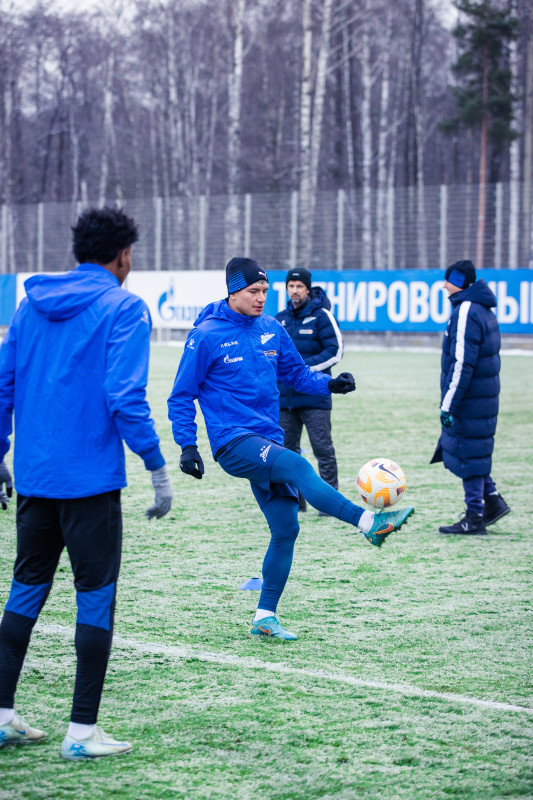Открытая тренировка «Зенита» перед матчем с «Акроном»