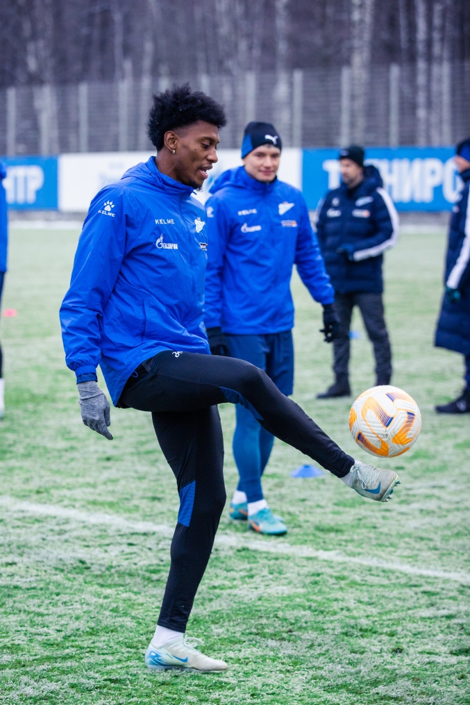 Открытая тренировка «Зенита» перед матчем с «Акроном»