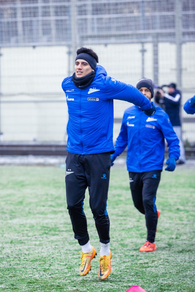 Открытая тренировка «Зенита» перед матчем с «Акроном»