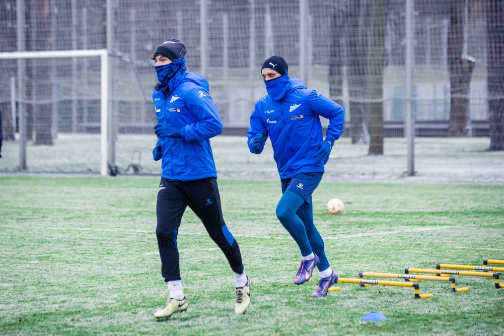 Открытая тренировка «Зенита» перед матчем с «Акроном»