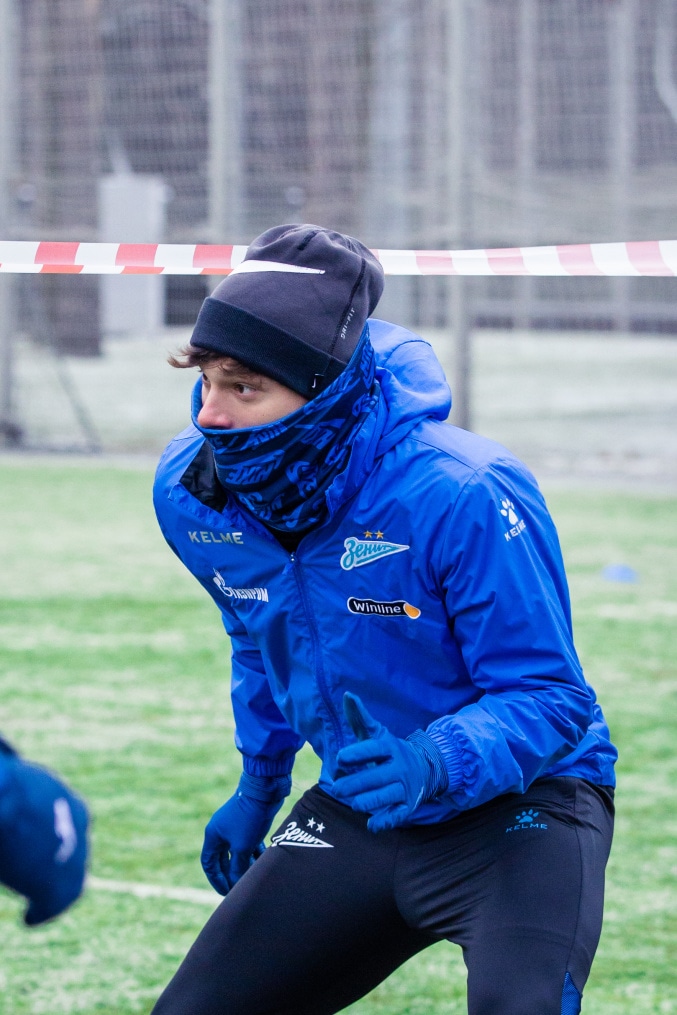 Открытая тренировка «Зенита» перед матчем с «Акроном»