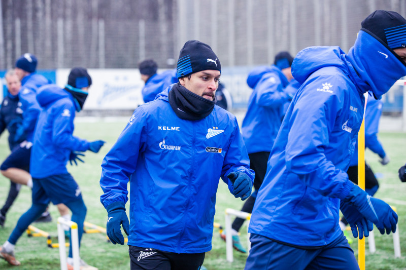 Открытая тренировка «Зенита» перед матчем с «Акроном»