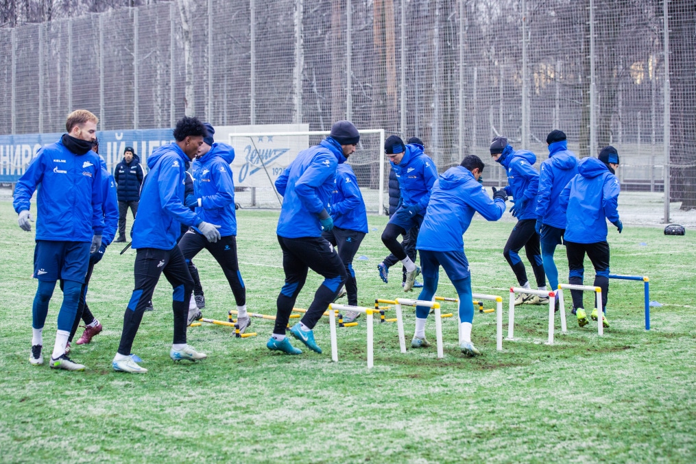 Открытая тренировка «Зенита» перед матчем с «Акроном»