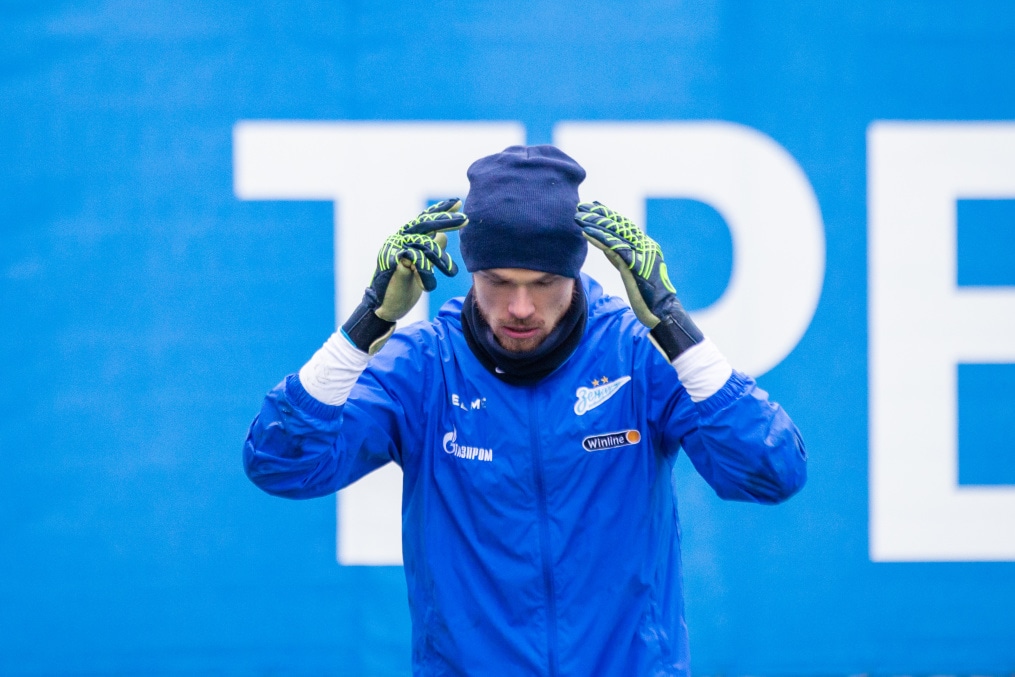 Открытая тренировка «Зенита» перед матчем с «Акроном»