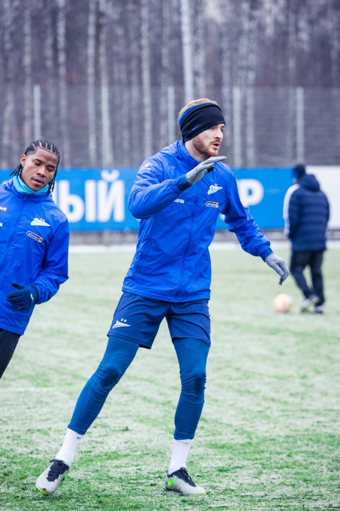 Открытая тренировка «Зенита» перед матчем с «Акроном»