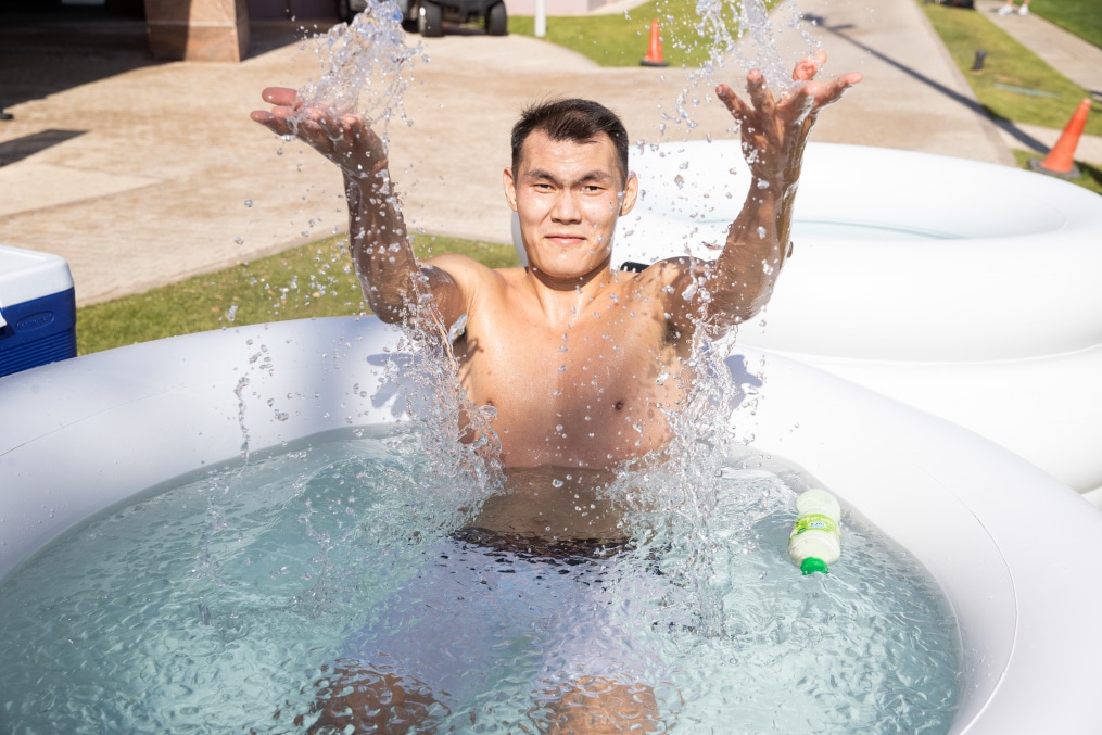 Зимние «Газпром» — тренировочные сборы в Абу-Даби,15 января утренняя тренировка