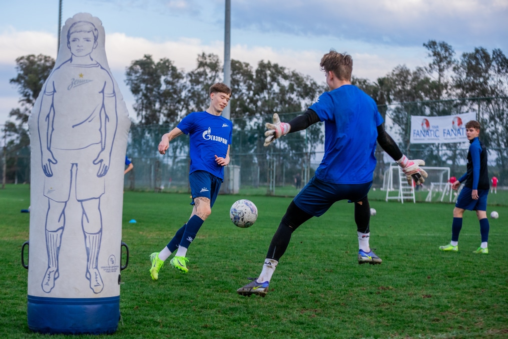 Первые учебно-тренировочные сборы «Зенита»-м в Турции: 30 января, вечерняя тренировка