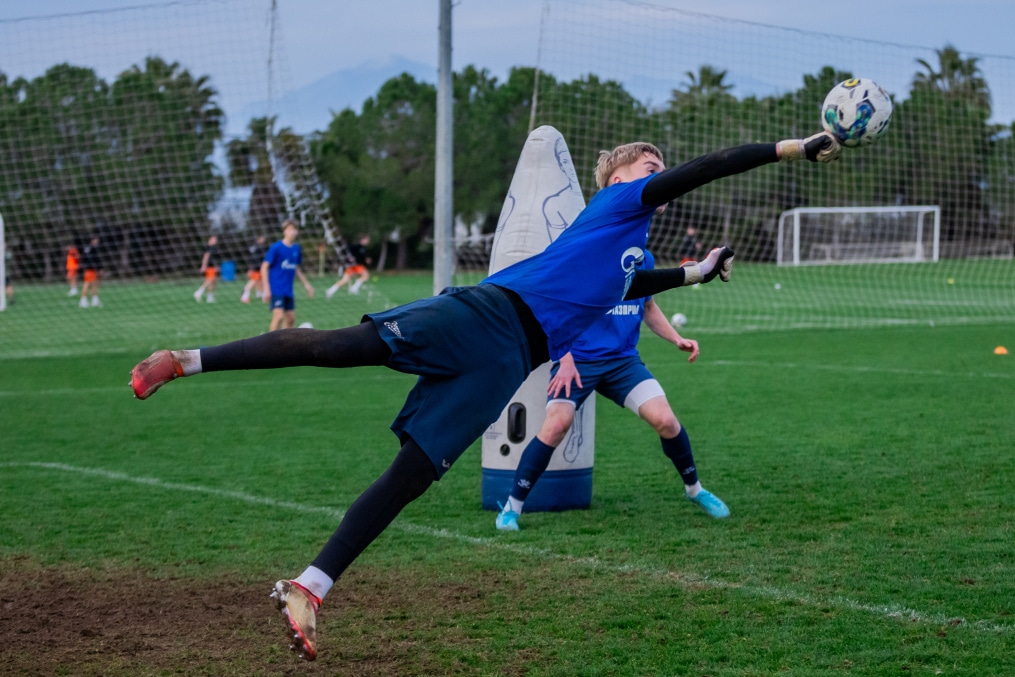 Первые учебно-тренировочные сборы «Зенита»-м в Турции: 30 января, вечерняя тренировка