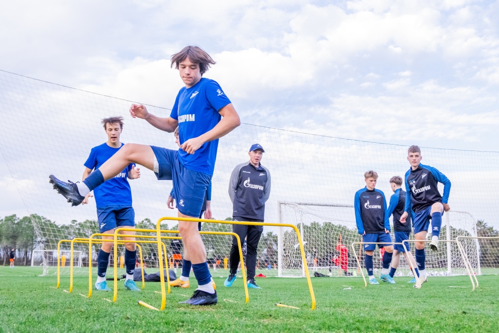 Первые учебно-тренировочные сборы «Зенита»-м в Турции: 30 января, вечерняя тренировка