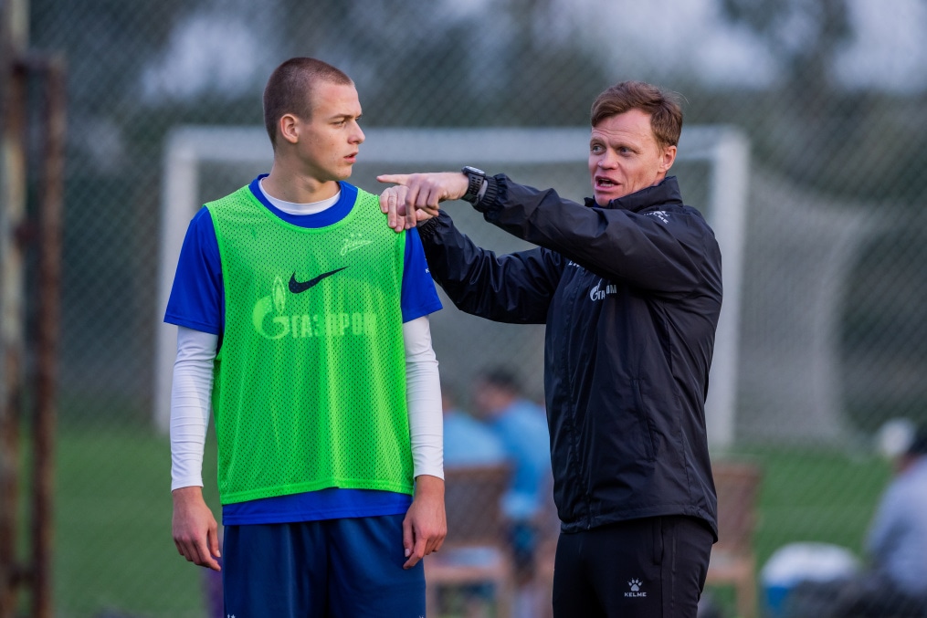 Первые учебно-тренировочные сборы «Зенита»-м в Турции: 30 января, вечерняя тренировка