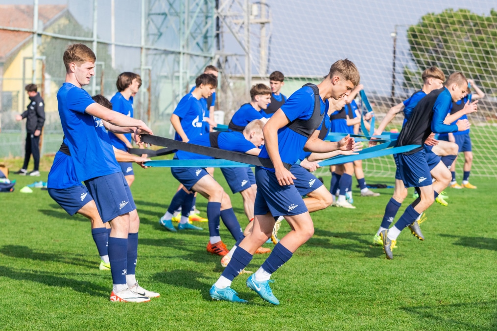 Первые учебно-тренировочные сборы «Зенита»-м в Турции: 4 февраля, утренняя тренировка