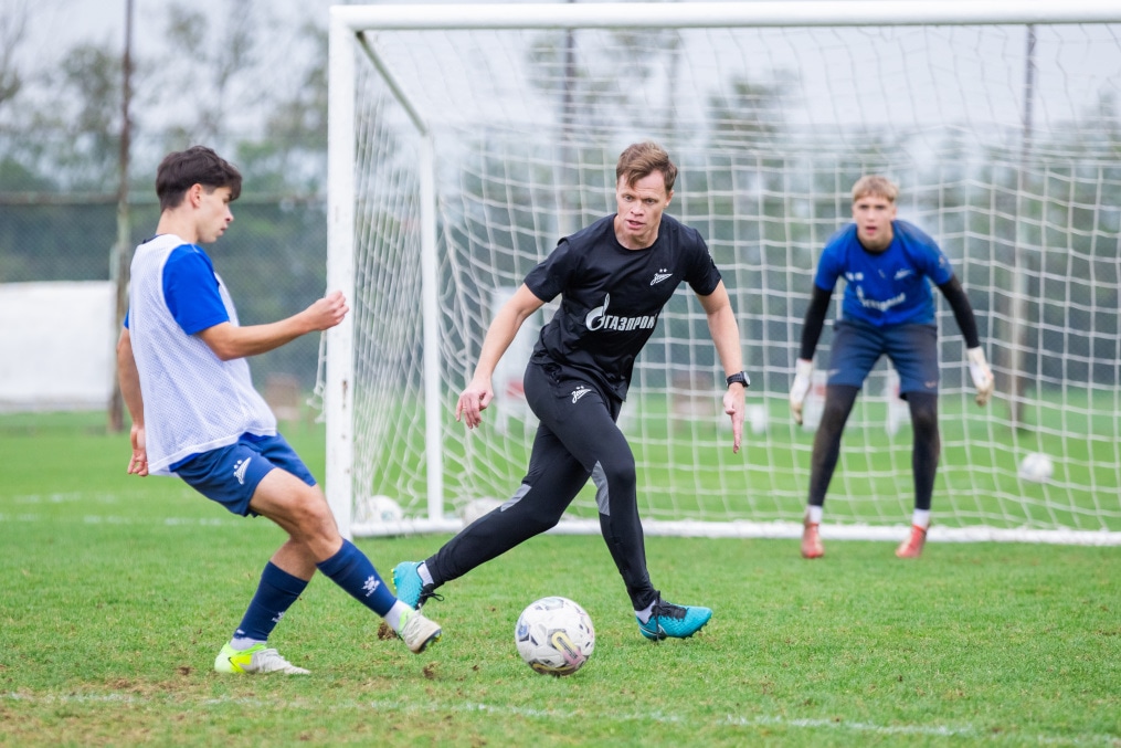 Первые учебно-тренировочные сборы «Зенита»-м в Турции: 4 февраля, утренняя тренировка