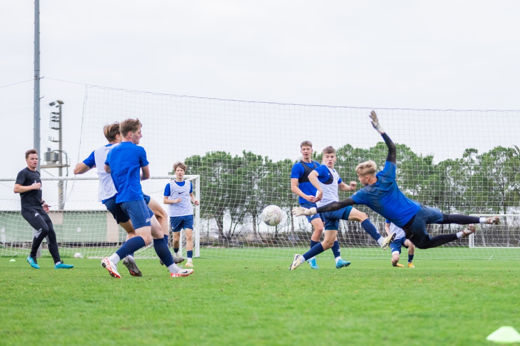 Первые учебно-тренировочные сборы «Зенита»-м в Турции: 4 февраля, утренняя тренировка