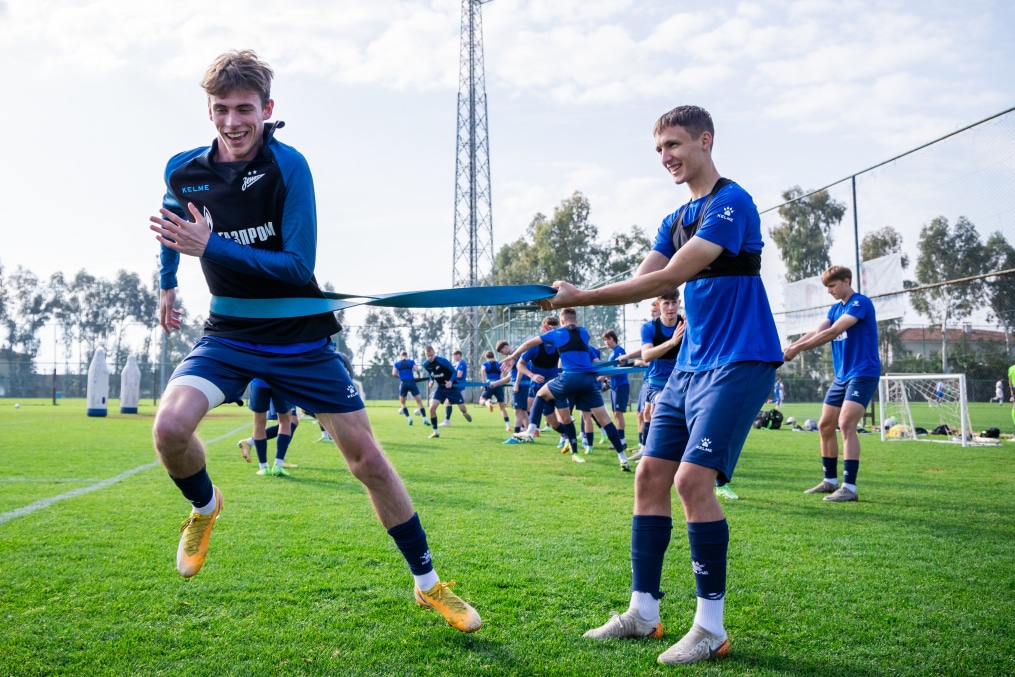 Первые учебно-тренировочные сборы «Зенита»-м в Турции: 4 февраля, утренняя тренировка