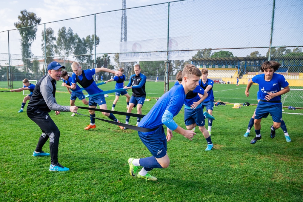 Первые учебно-тренировочные сборы «Зенита»-м в Турции: 4 февраля, утренняя тренировка