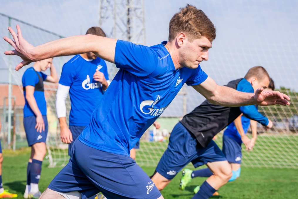 Первые учебно-тренировочные сборы «Зенита»-м в Турции: 4 февраля, утренняя тренировка