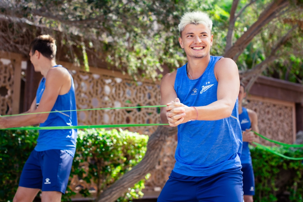 Зимние «Газпром» — тренировочные сборы 2025: 9 февраля, утренняя тренировка