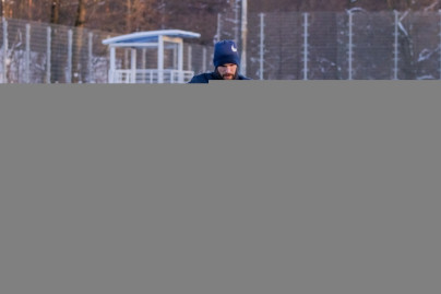 Тренировка женской молодежной команды «Зенит»