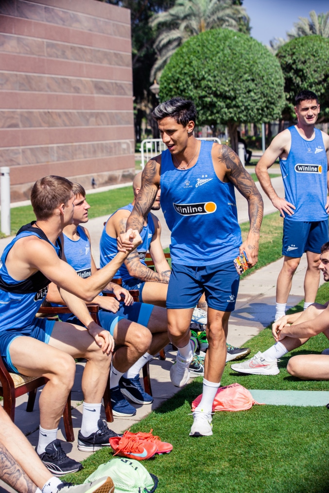 Зимние «Газпром» — тренировочные сборы 2025: 23 февраля, утренняя тренировка