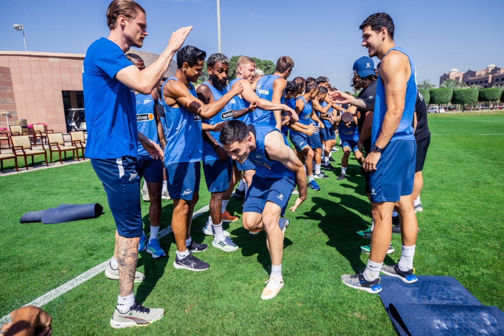 Зимние «Газпром» — тренировочные сборы 2025: 23 февраля, утренняя тренировка