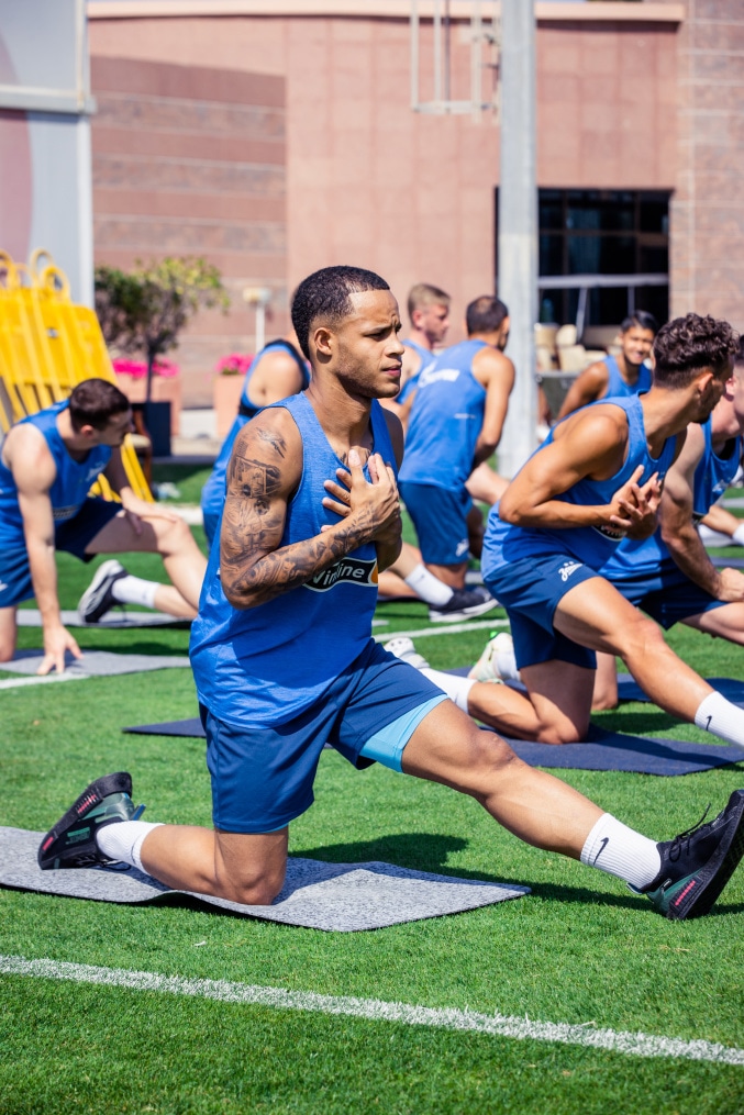 Зимние «Газпром» — тренировочные сборы 2025: 23 февраля, утренняя тренировка