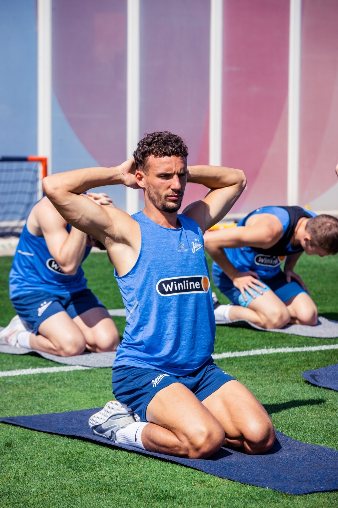 Зимние «Газпром» — тренировочные сборы 2025: 23 февраля, утренняя тренировка