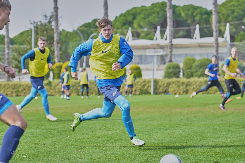 Вторые учебно-тренировочные сборы «Зенита»-м в Турции: 25 февраля, утренняя тренировка на поле