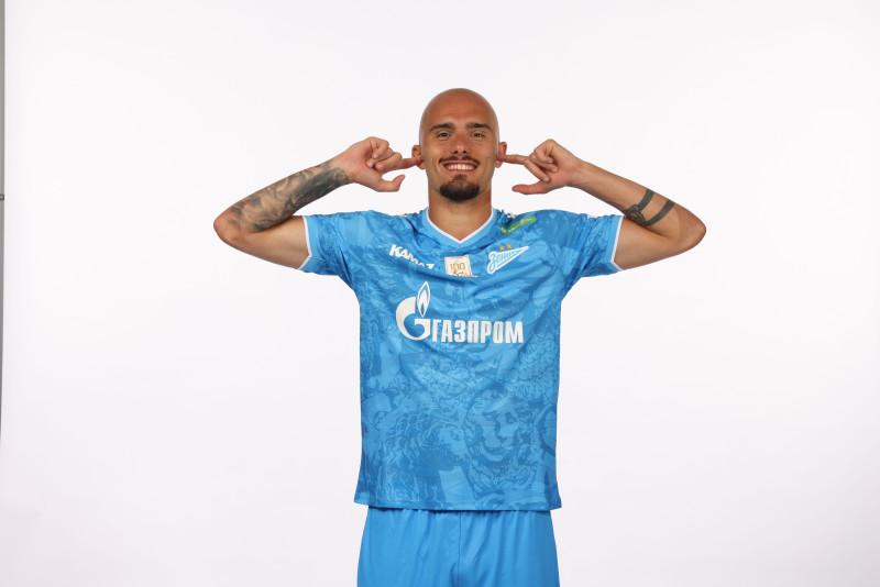 Фотосессия игроков основного состава футбольной команды «Зенит» сезона 2024/2025