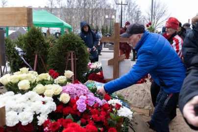 Прощание с  футболистом и тренером «Зенита» Вадимом  Григорьевичем Храповицким