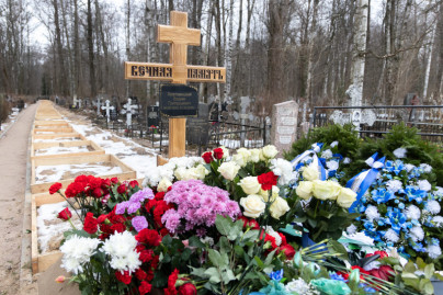 Прощание с  футболистом и тренером «Зенита» Вадимом  Григорьевичем Храповицким