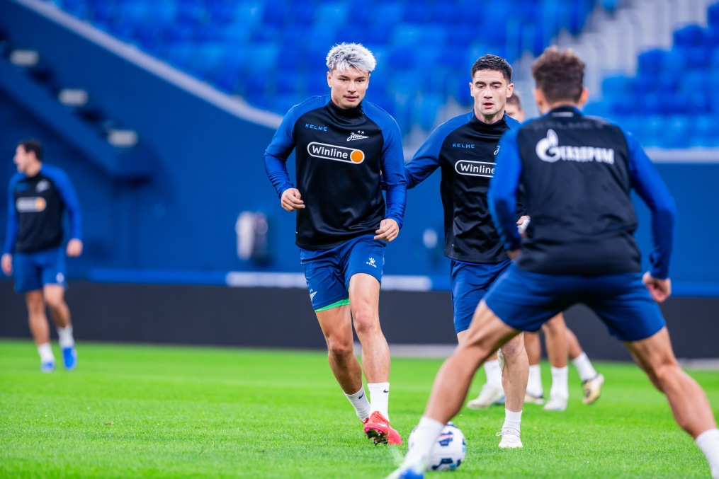 Открытая тренировка «Зенита» перед матчем со «Спартаком»