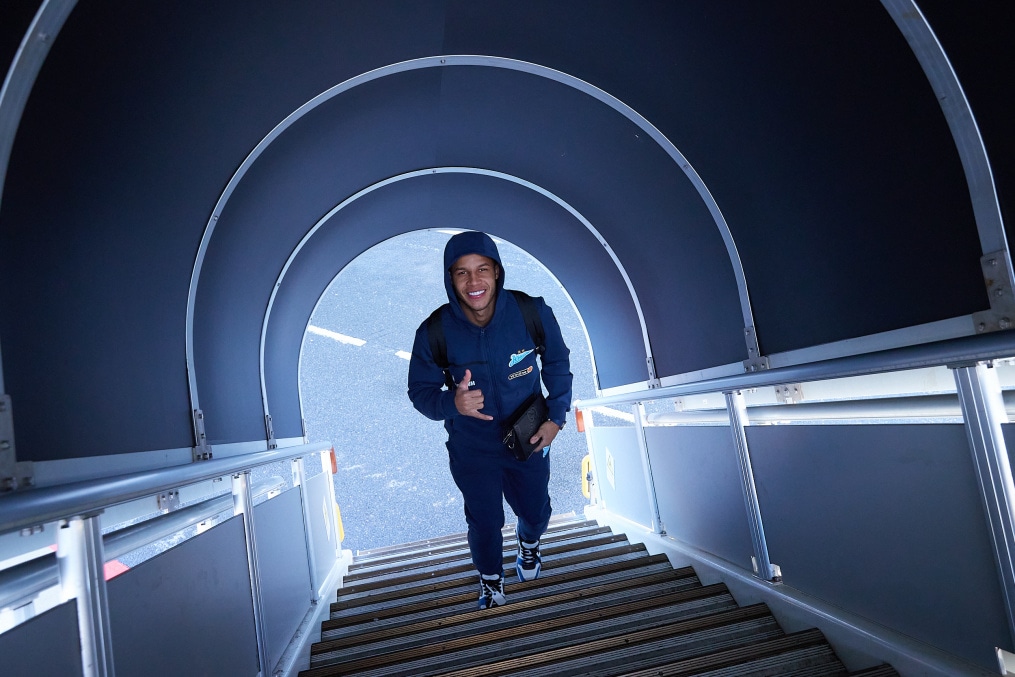 Вылет команды в Москву на матч со «Спартаком»