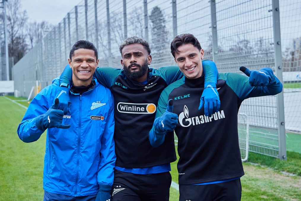 Открытая тренировка  «Зенита» перед матчем с «Локомотивом»