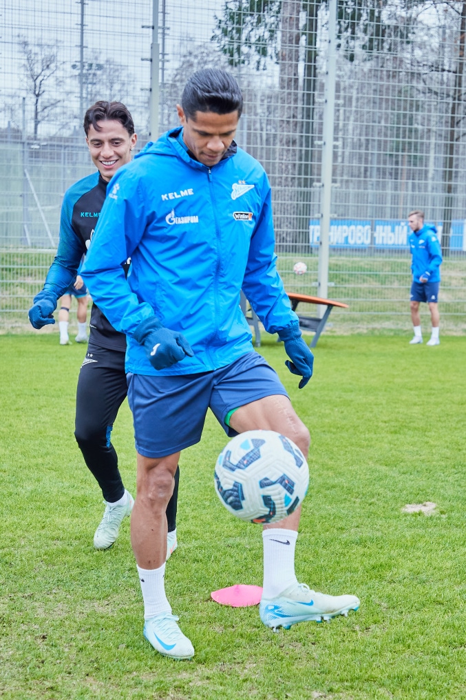 Открытая тренировка  «Зенита» перед матчем с «Локомотивом»