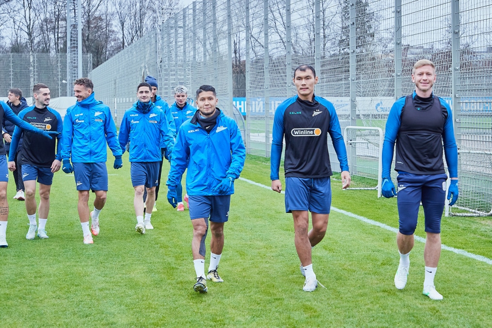 Открытая тренировка  «Зенита» перед матчем с «Локомотивом»